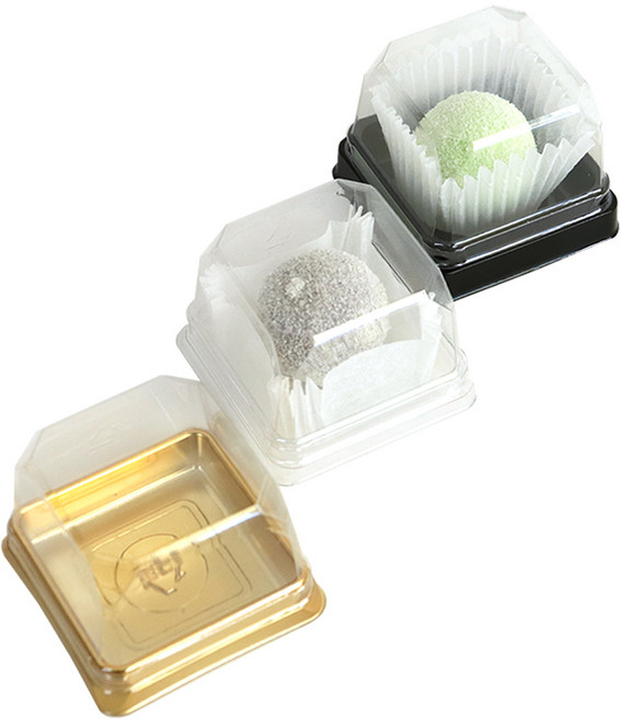 화과자 1구 케이스 100개, 블랙