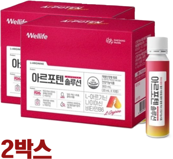 대상웰라이프 아르포텐 솔루션 10p, 840ml, 2박스