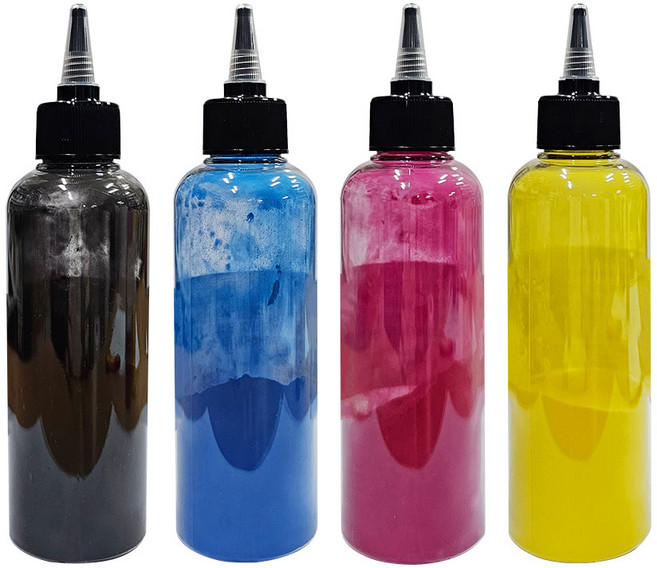 삼성 레이저 프린터 복합기 무한 리필 토너 파우더 가루, 1개, 4색 1세트