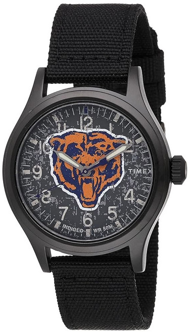 타임엑스 트리뷰트 남성 NFL 스카우트 40mm 쿼츠 패브릭 스트랩