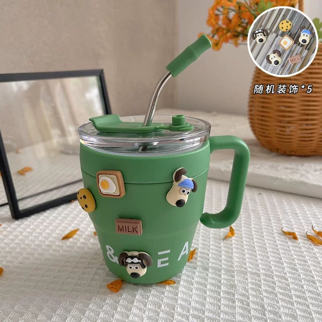 그로밋 텀블러 손잡이 스텐 머그 콜드컵