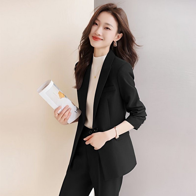 루스리더 여성 오피스룩 정장 루즈핏 상하세트 V408