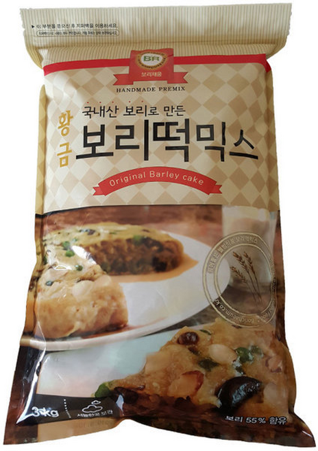 보리가루 (황금)보리떡가루 보리빵 보리떡용가루, 1개