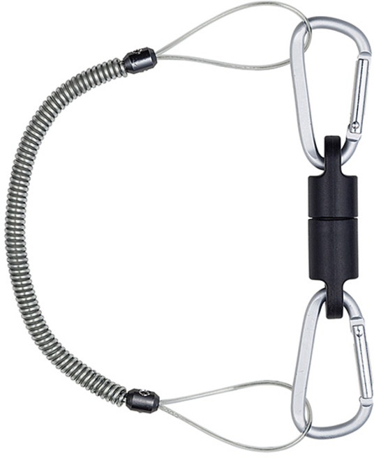 제일정공 MG3500 카라비너 홀더 낚시 소품 분실 방지, 옐로우-332741, 1개