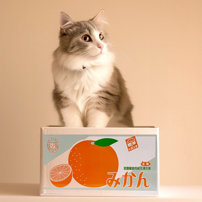 고양이 스크래쳐 박스 숨숨집 스크래처, 초밥, 1개
