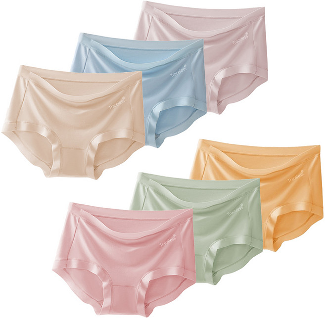 더잘 편한 모달 60수 노라인 여성팬티 6종세트 M~2XL