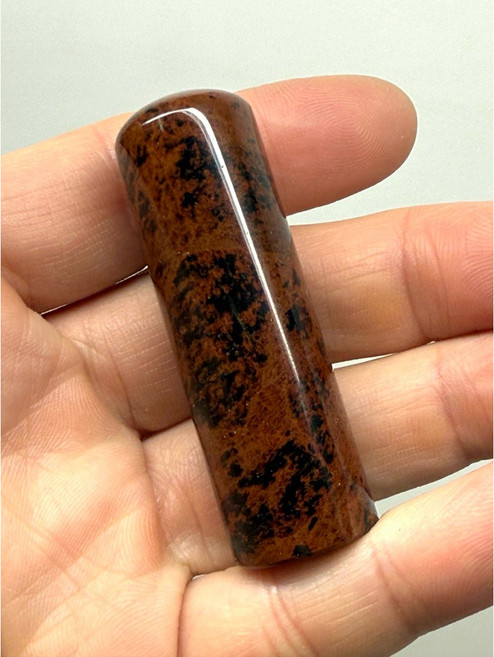 天然紅黑曜石印章, 1個