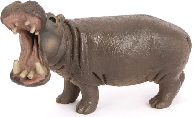 제트피규어 엄마 하마 동물 피규어 장난감 모형, 1개