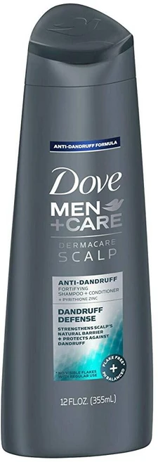 Dove Men+Care Dermacare 두피 2 in 1 샴푸 & 컨디셔너 비듬 방지 355ml12온스 139714, 355ml - 쿠팡