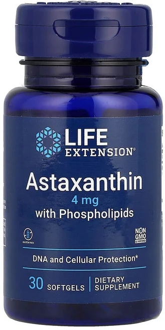 Life Extension 아스타잔틴 포스포리피드 함유 소프트젤 30정 LEX-19233, 1개 - 쿠팡