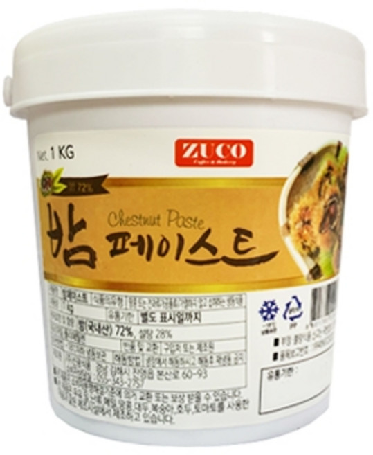 밤페이스트 1kg (국산) *아이스박스포장, 1개