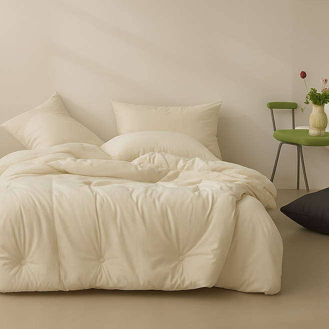 국내제조 띵스룸 몽글 먼지없는 알러지케어 항진드기 옥수수솜 이불세트