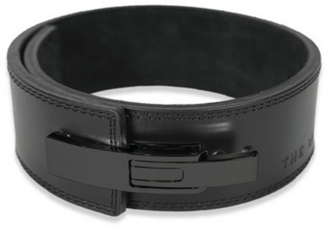 더웨이트컴퍼니 파워 헬스 리프팅 레버 벨트, 블랙 레버, 1개