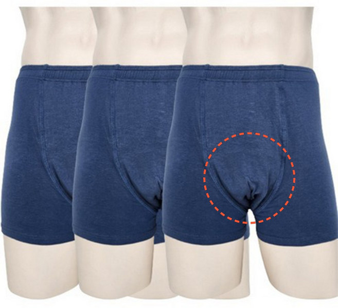 큐비엔 남성 이중방수포 요실금팬티 성인 기저쉬 안심팬티 3P