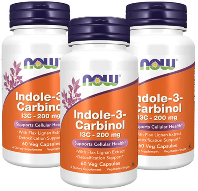 2+1 Now 나우푸드 Indole 3 인돌 카르비놀 200mg Carbinol I3C 60정, 3개 - 쿠팡