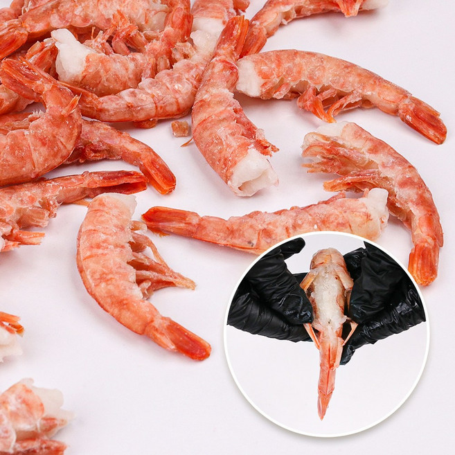 이지필 홍새우 특대 1kg 아르헨티나 두절 적새우 냉동 붉은새우 왕새우 새우회, 이지필 홍새우 특대 1kg (머리/내장없음)