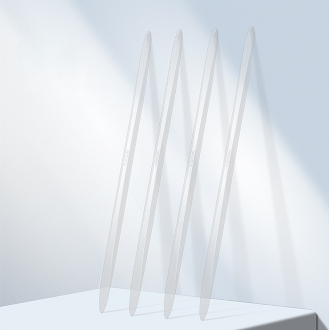 화이트리버 차량용 와이드 문콕방지 도어가드, 4개, 투명