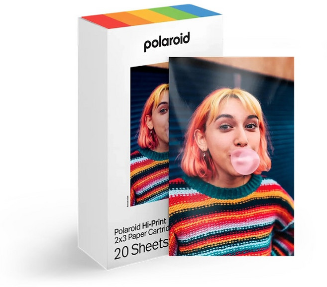 Polaroid 寶麗來 手機相片印相機, 1個, 2X3 相紙 20張單盒裝 DHP1