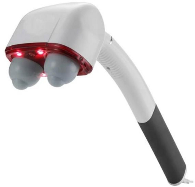 Kemier 雙頭按摩棒, 白色, 110V雙頭按摩器