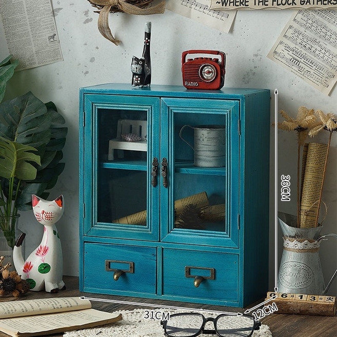 일공이오마켓 원목미니진열장 원목진열장 장식장가구 원목3단진열장 화분진열대 원목수납장