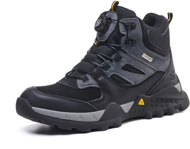 YUNTONG 남자 사계절용 안전화 미끄럼 방지 6인치 작업화