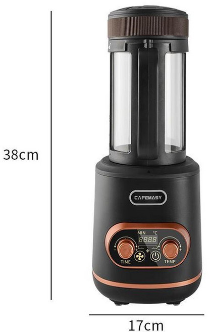 커피 로스팅기계 원두 로스터기 커피볶는기계 에어 열풍식 업소용 홈로스터기 가정용, 블랙빈토스터100G(원삽220V)