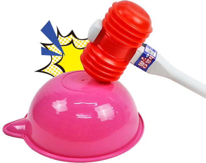 (재미스쿨) 뿅망치 바가지 세트 1종 (옵션) 레크레이션 놀이용, 소형, 1개