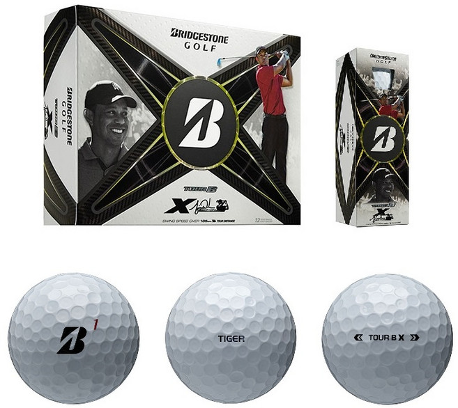 브리지스톤 골프공 2024년 NEW 타이거우즈볼 TOUR B X, 1개, 12개입