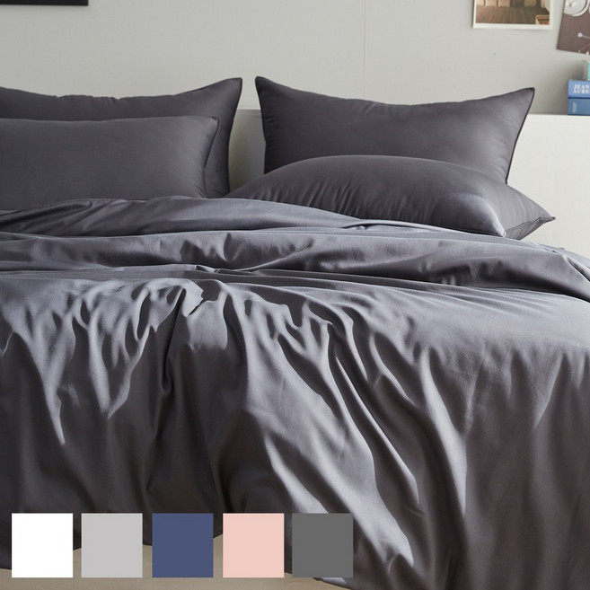 MOC면모달 보들보들한 누빔이불커버베개세트S싱글5컬러