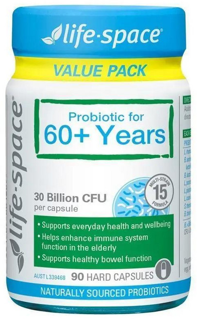라이프스페이스 프로바이오틱스 60세 이상, 1개, 90정