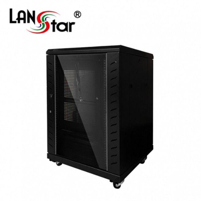 LANstar 19인치 타공식 허브랙 800x600x600 15U LS-800HQ, 1개