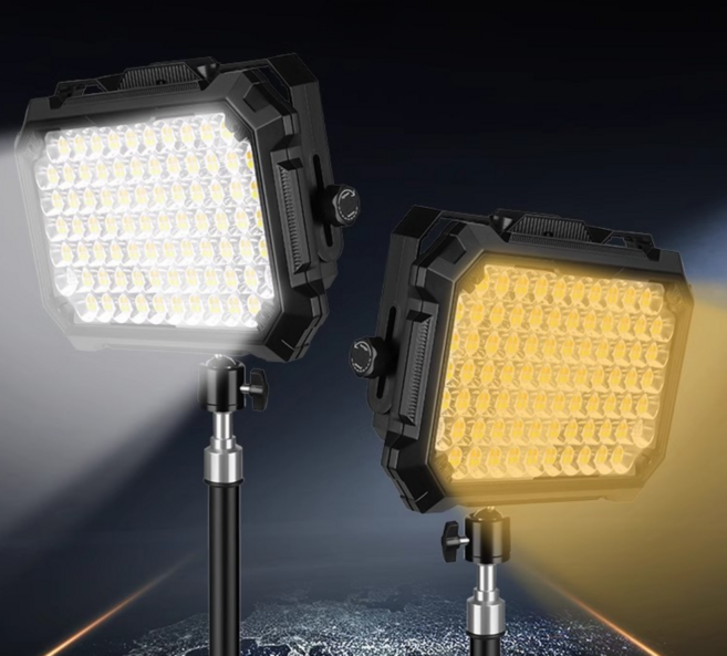 일광표 캠핑 휴대용 랜턴 무선 충전식 파우치 포함 Black 색상, 1개