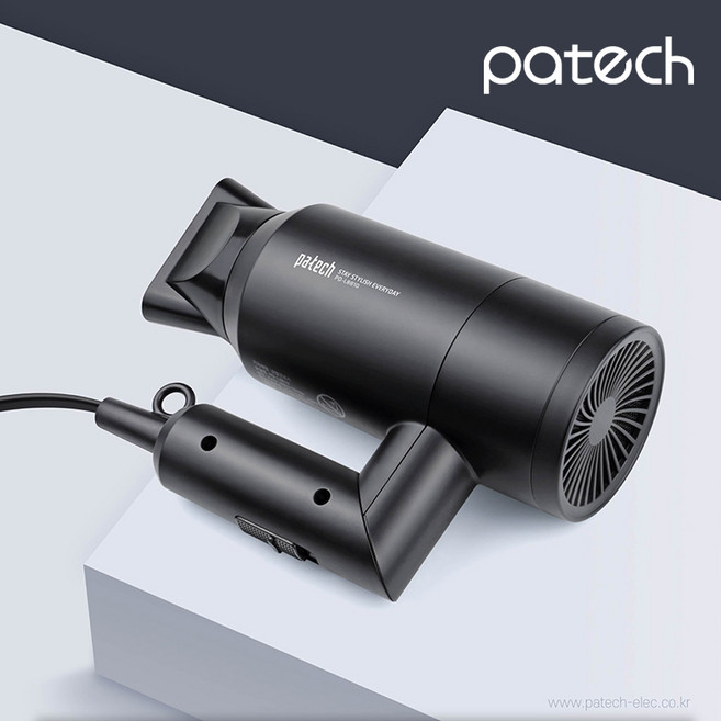 파테크 트위스트 드라이기 PD-L8810 미니 헤어 드라이어 여행용 휴대용 접이식, 단일옵션