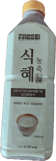 명인이야기 식혜 농축액, 1.2L, 7개
