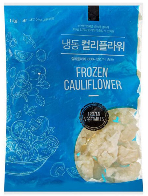 냉동야채 컬리플라워 1Kg 대용량, 1개