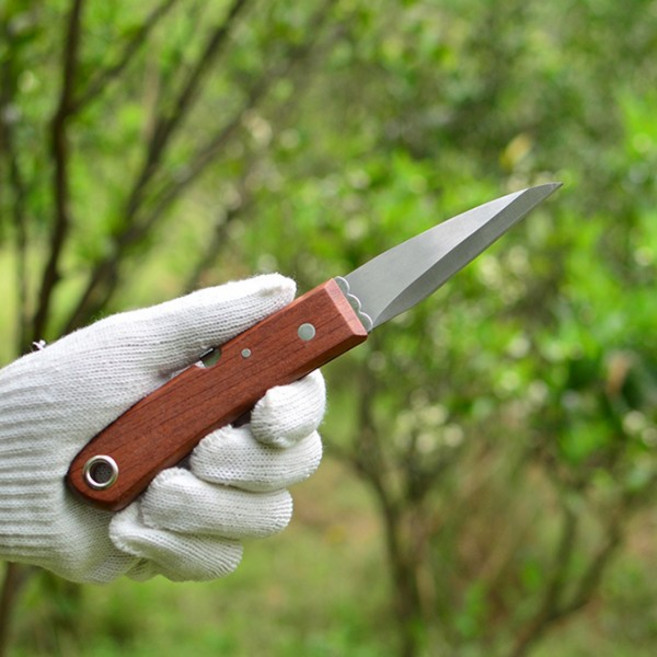 원예 정원 접이식 접목칼 가지치기 커터 분경 묘목, 1개