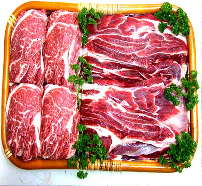 해피아 한우 선물세트 혼합7호 등심1kg+정육2kg 소고기 구이용, 1세트