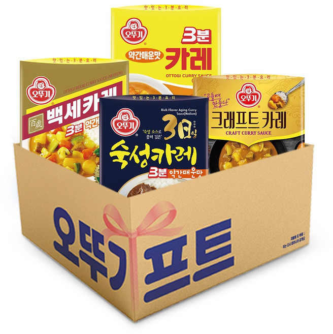 [오뚜기프트] 너 안에 카레이서 새차선물세트, 1세트, 200g
