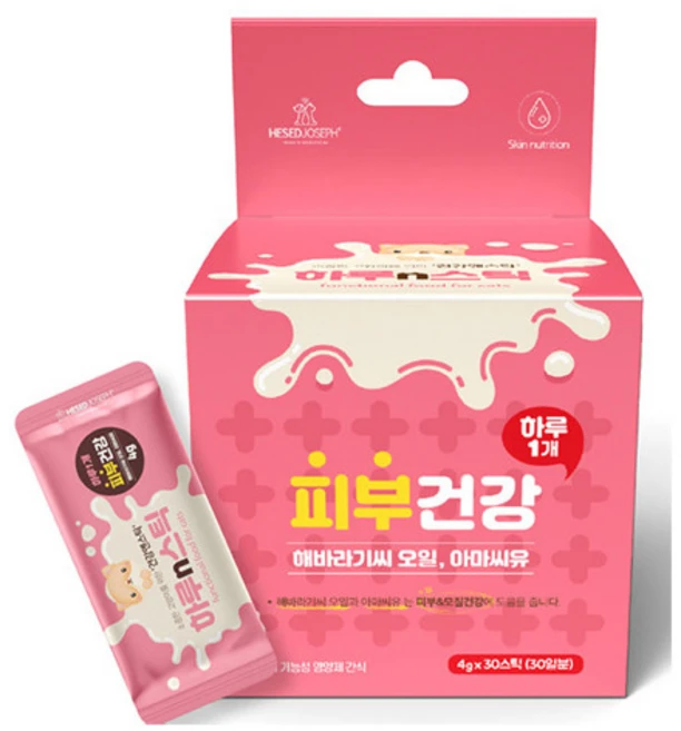 하루n스틱 고양이 영양제, 30회분, 피부/피모, 1개 - 쿠팡