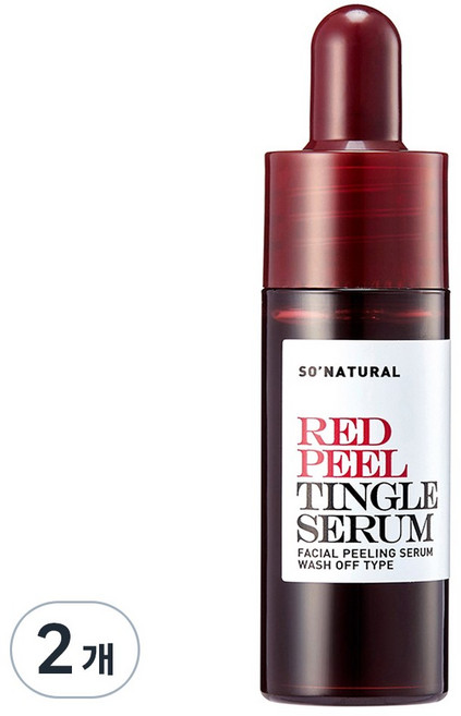 쏘내추럴 레드 필 팅글 세럼, 11ml, 2개