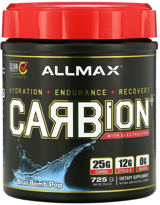 올맥스 CARBion 전해질 함유 블루 밤 팝 725g 25.6oz, 1팩 - 쿠팡
