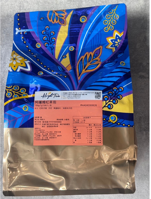 High Tea 阿薩姆紅茶包 700g(7g*100入), 1個
