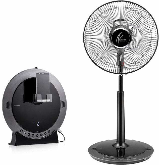 신일 스탠드형 선풍기 블루투스 스피커겸용 5엽날개 리모컨 타이머 SIF-C14MP, 35cm SIF-C14MP