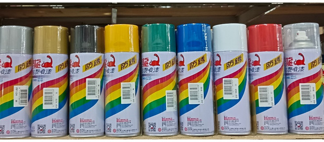 恐龍漆必豔噴漆 多款顏色 ISO9001防銹噴漆 台灣制造 400ML, 透明, 1個