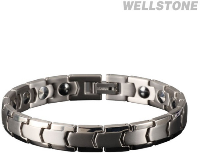 [선물 추천] TV홈쇼핑 웰스톤 게르마늄 팔찌 로즈골드 실버, 1개