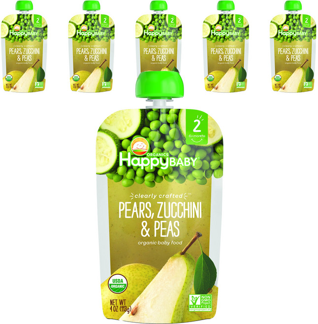 해피베이비 클리어리 크래프티드 어린이 스무디 113g, 6개