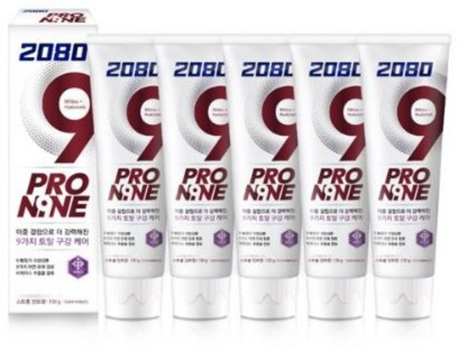 2080 프로나인 치약 130g 스트롱