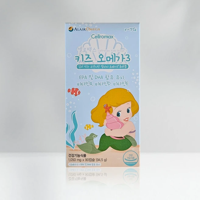 셀로맥스 키즈 오메가3 90캡슐 1개월분, 1개, 90정 - 쿠팡
