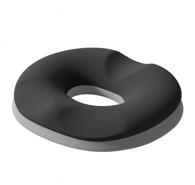아띠꼴로 앉는맛 엉덩이 도넛 기능성 사무실 회음부 꼬리뼈 방석, 시크차콜
