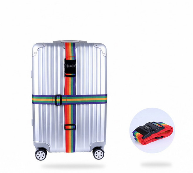 도난방지 캐리어잠금 벨트 스트랩 자물쇠 여행용